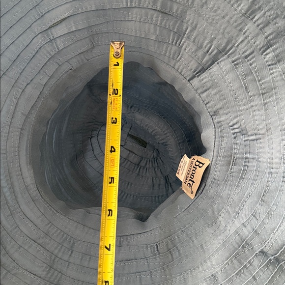 Brontë Amsterdam Blue and Gray a Women's large foldable Sun Hat 👒 - Picture 8 of 16